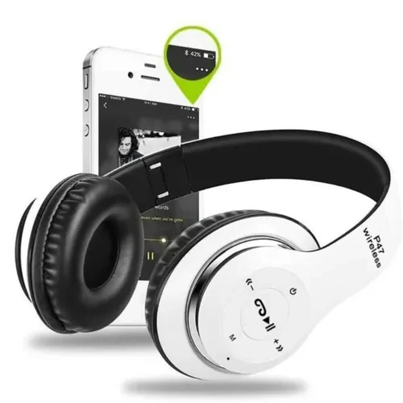 Wireless Bluetooth 5.0 Headphones Headset Over-Ear FM Radio MIC Foldable TF Card