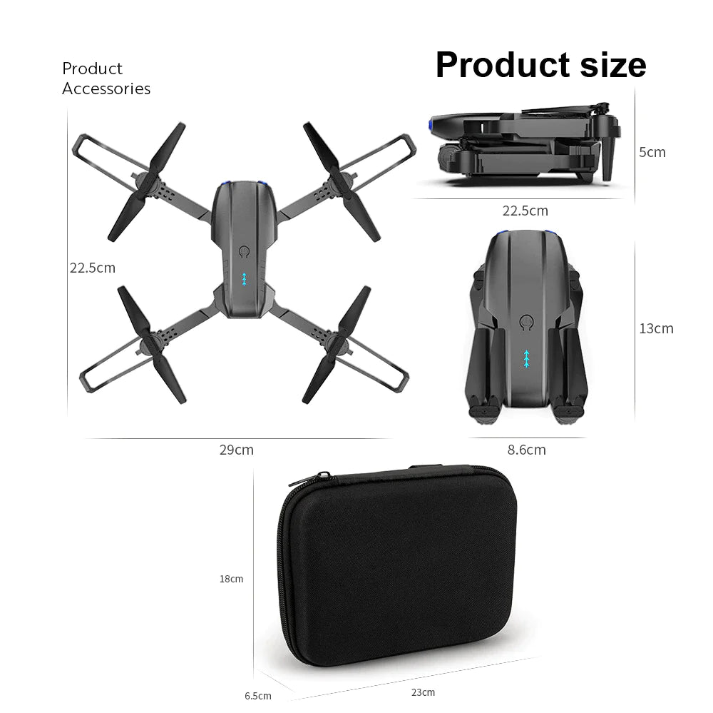 5G 4K GPS Quadcopter Drone X Pro with HD Dual Camera and Foldable Design